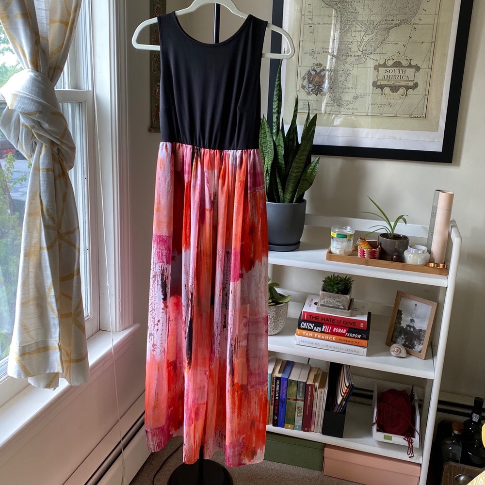 colorful maxi dress 🧚🏻‍♀️